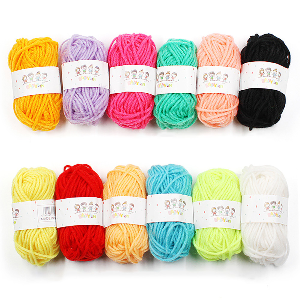 Yarn for Crocheting Multi-Color Crochet Yarn Set (10g Each) Great for  Knitting and Crochet Projects 